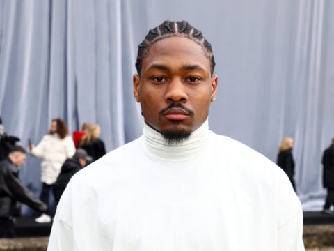 Stefon Diggs attends the Balenciaga Womenswear Fall/Winter 2024-2025 show as part of Paris Fashion Week on March 03, 2024 in Paris, France.