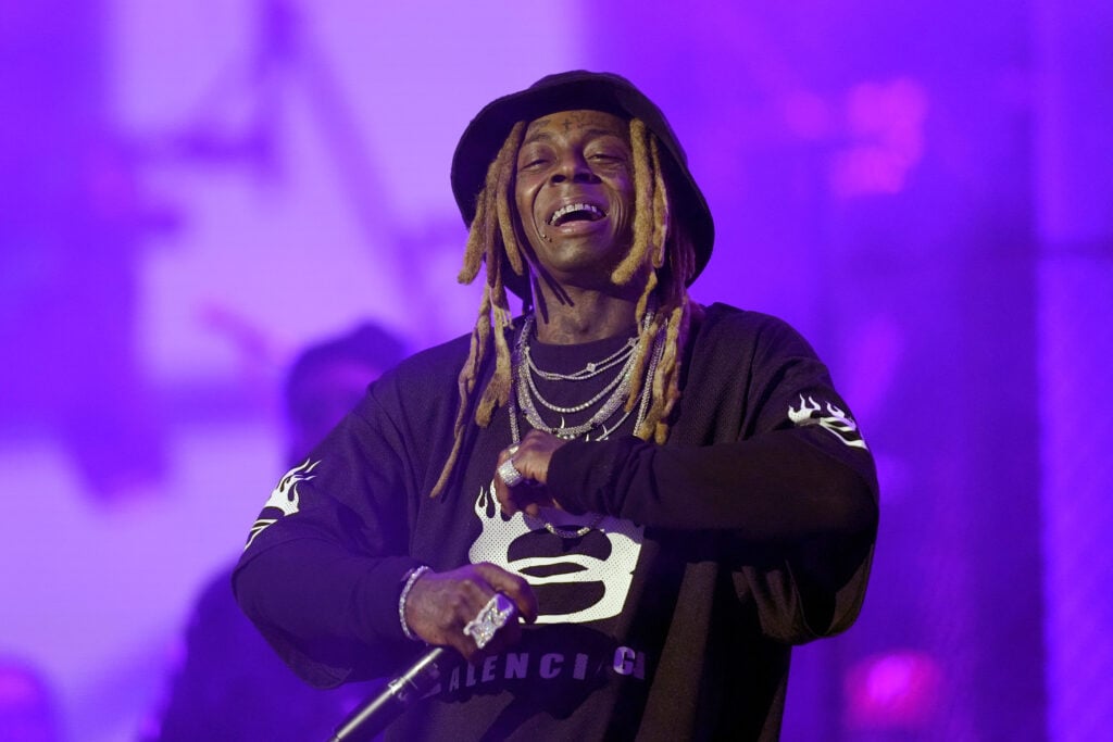 Lil Wayne performs onstage during Day 1 of the 2024 ESSENCE Festival of Culture presented by Coca-Cola at Caesars Superdome on July 05, 2024 in New Orleans, Louisiana.