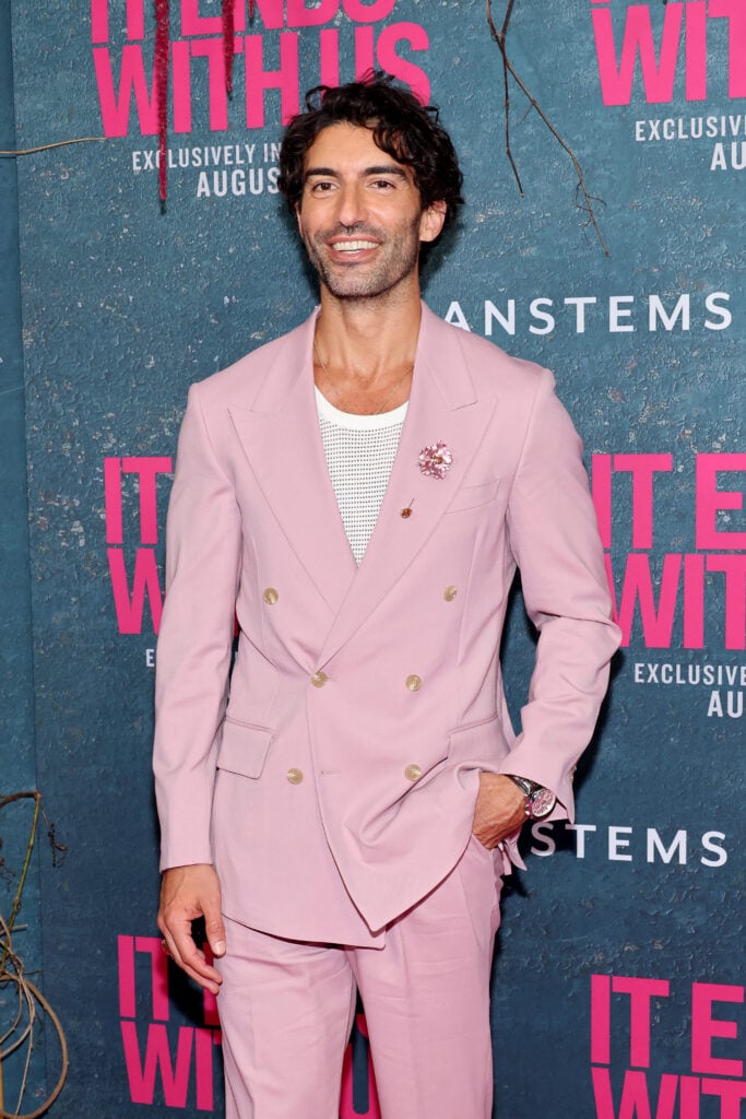 Justin Baldoni attends the "It Ends With Us" New York Premiere at AMC Lincoln Square Theater on August 06, 2024 in New York City.  
