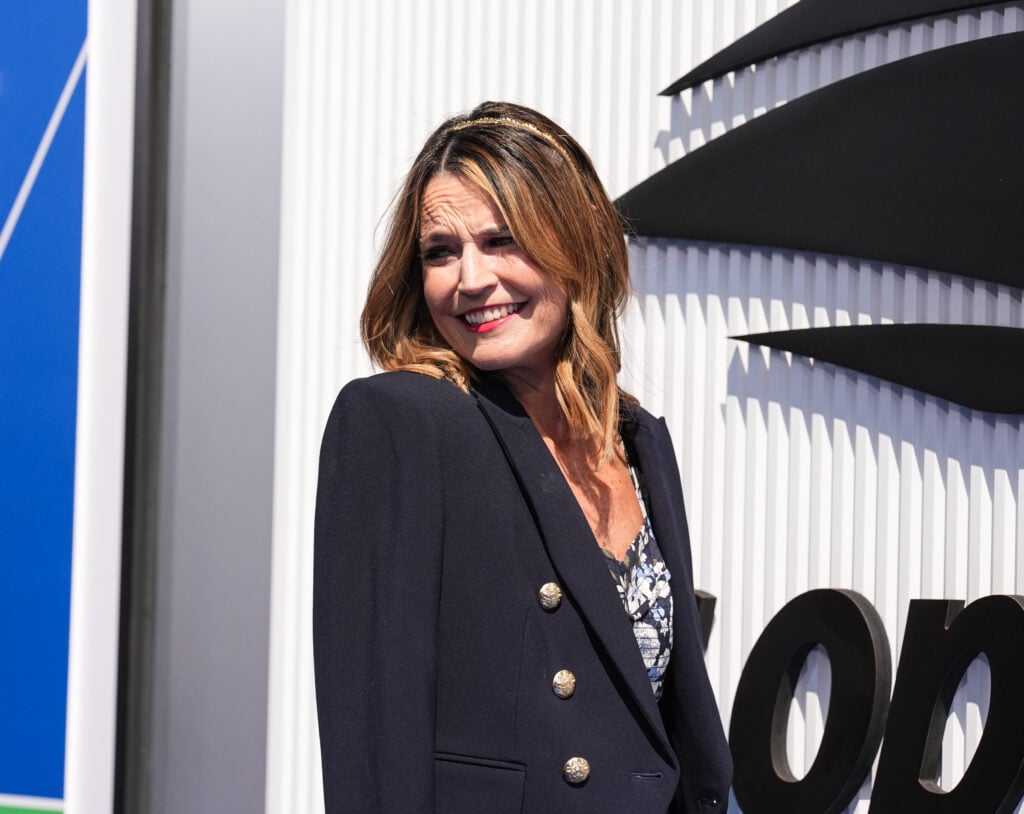 Savannah Guthrie attends the 2024 US Open at USTA Billie Jean King National Tennis Center on September 08, 2024 in New York City.