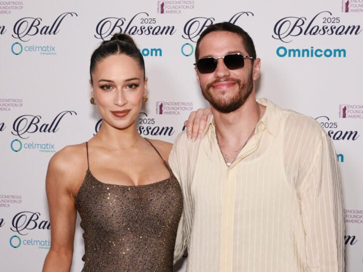 Elsie Hewitt and Pete Davidson attend the 13th Annual Blossom Ball at The Pierre Hotel on May 15, 2025 in New York City.