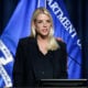 U.S. Attorney General Pam Bondi speaks during a news conference at the DEA headquarters on July 15, 2025 in Arlington, Virginia.
