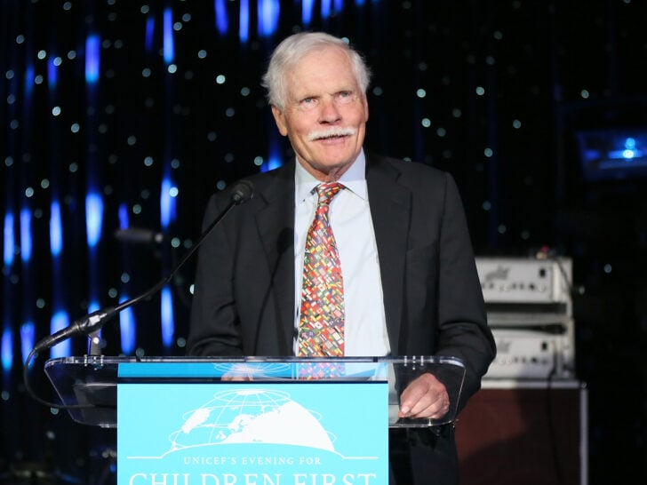 Ted Turner speaks at UNICEF's Evening for Children First to Honor Ted Turner on March 30, 2016 in Atlanta, Georgia.