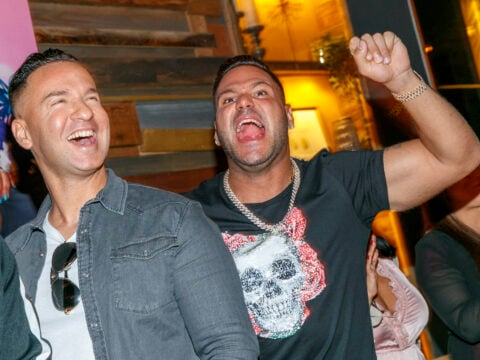 Mike 'The Situation' Sorrentino and Ronnie Ortiz-Magro attend the 