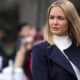 Vanessa Trump, wife of Donald Trump Jr., attends the 140th annual Easter Egg Roll on the South Lawn of the White House April 2, 2018 in Washington, DC.