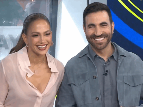 Jennifer Lopez and Brett Goldstein on TODAY.