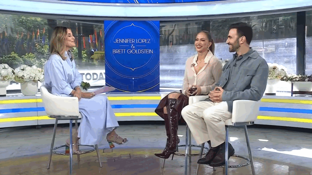 Savannah Guthrie interviews Jennifer Lopez and Brett Goldstein.