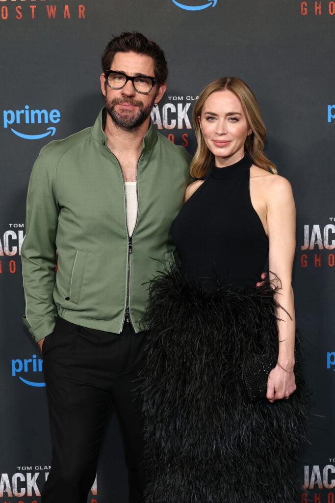 John Krasinski and Emily Blunt in May 2026.