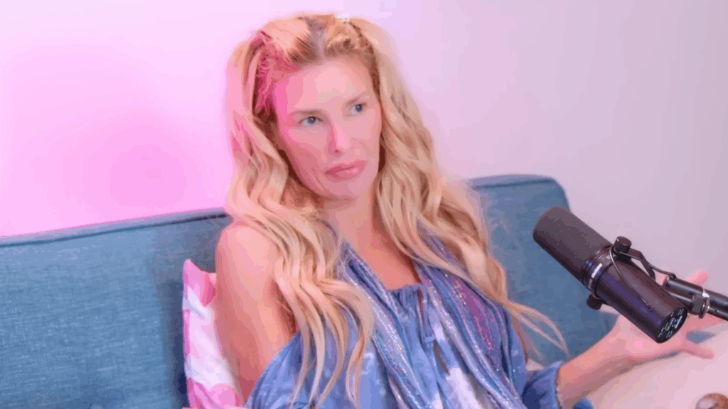 Brandi Glanville on her podcast in June 2026.