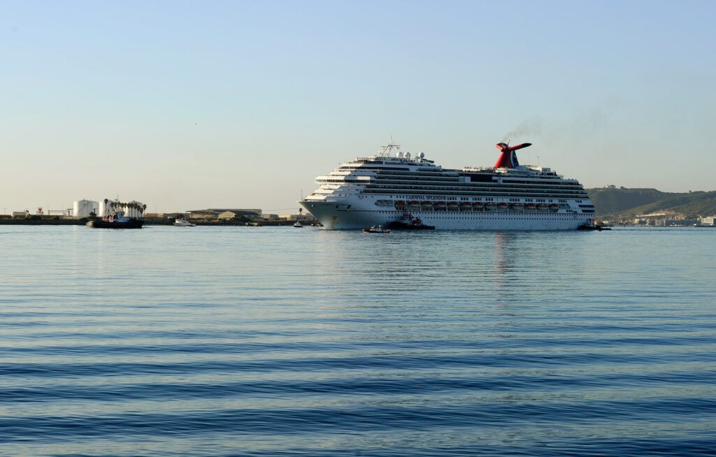 A Carnival Cruise ship, Splendor.