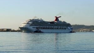 A Carnival Cruise ship, Splendor.