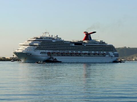 A Carnival Cruise ship, Splendor.