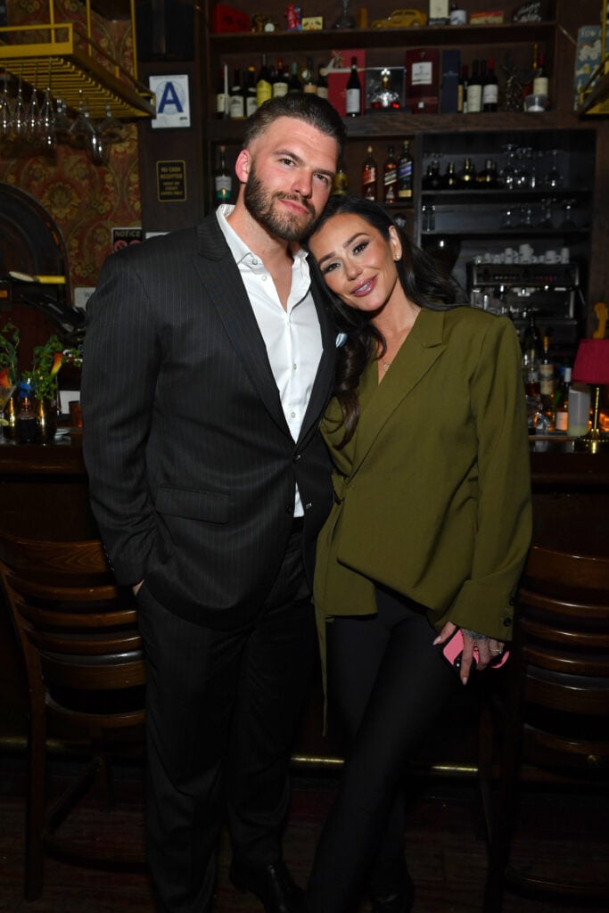 Zack Carpinello and Jenni â€œJWOWWâ€ Farley in 2026.
