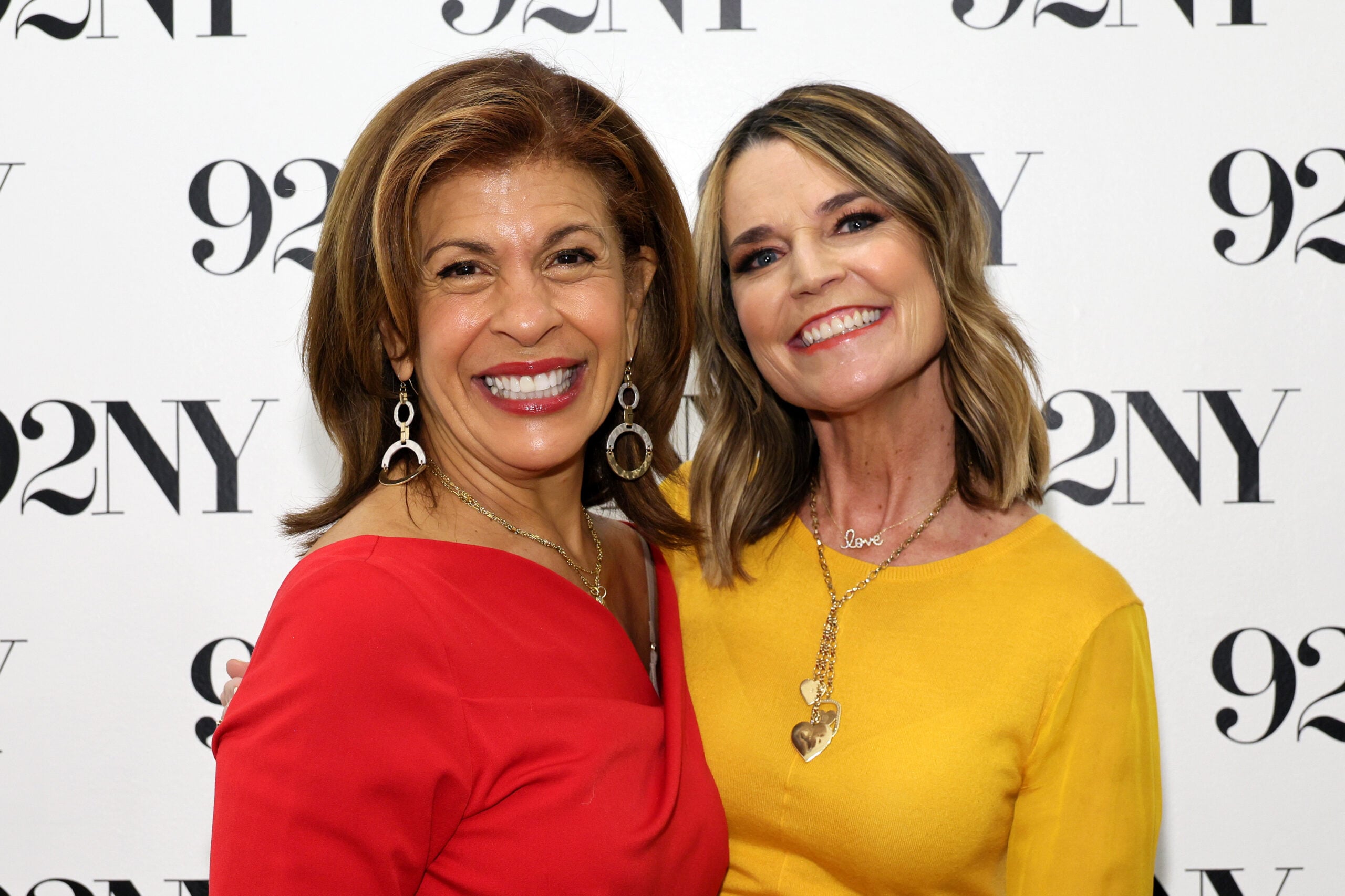 Hoda Kotb and Savannah Guthrie in 2024.