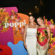 Avery Woods and Emilie Kiser attend the Poppi Soda's Back Beach Bash at Gurney's Montauk on July 28, 2023 in Montauk, New York.
