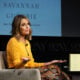 Savannah Guthrie speaks onstage during Savannah Guthrie in Conversation with Hoda Kotb: Reflections on Faith at 92NY on February 22, 2024 in New York City.