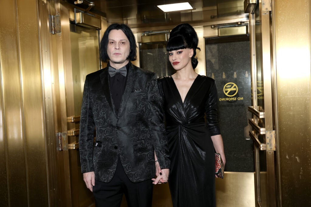 Jack White and Olivia Jean attend SNL50: The Anniversary Special on February 16, 2025 in New York City.  