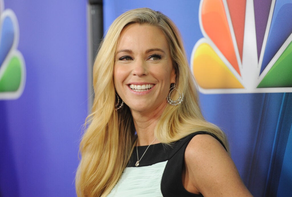 TV personality Kate Gosselin arrives at NBCUniversal's 2015 Winter TCA Tour - Day 2 at The Langham Huntington Hotel and Spa on January 16, 2015 in Pasadena, California. 