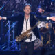 Inductee Walter Parazaider of Chicago performs at the 31st Annual Rock And Roll Hall Of Fame Induction Ceremony at Barclays Center on April 8, 2016 in New York City.