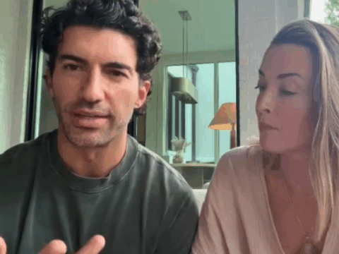 Justin Baldoni and Emily Baldoni in July 2026.