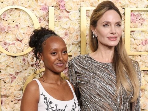Zahara Jolie and mom Angelina Jolie in 2025.