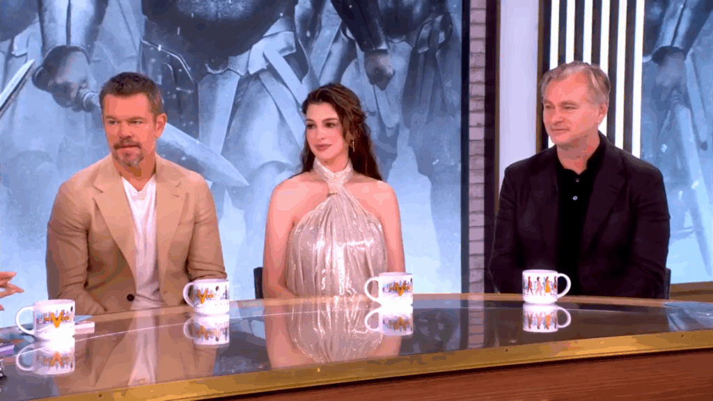 Matt Damon, Anne Hathaway, and Christopher Nolan on The View.