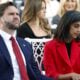 JD Vance and Usha Vance seated side by side in 2025.