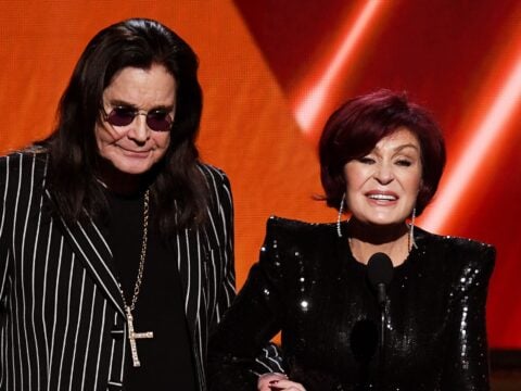Ozzy Osbourne and Sharon Osbourne in January 2020.