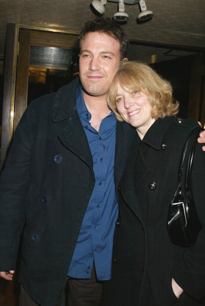 Ben Affleck and mom Chris Affleck in the early 2000s.