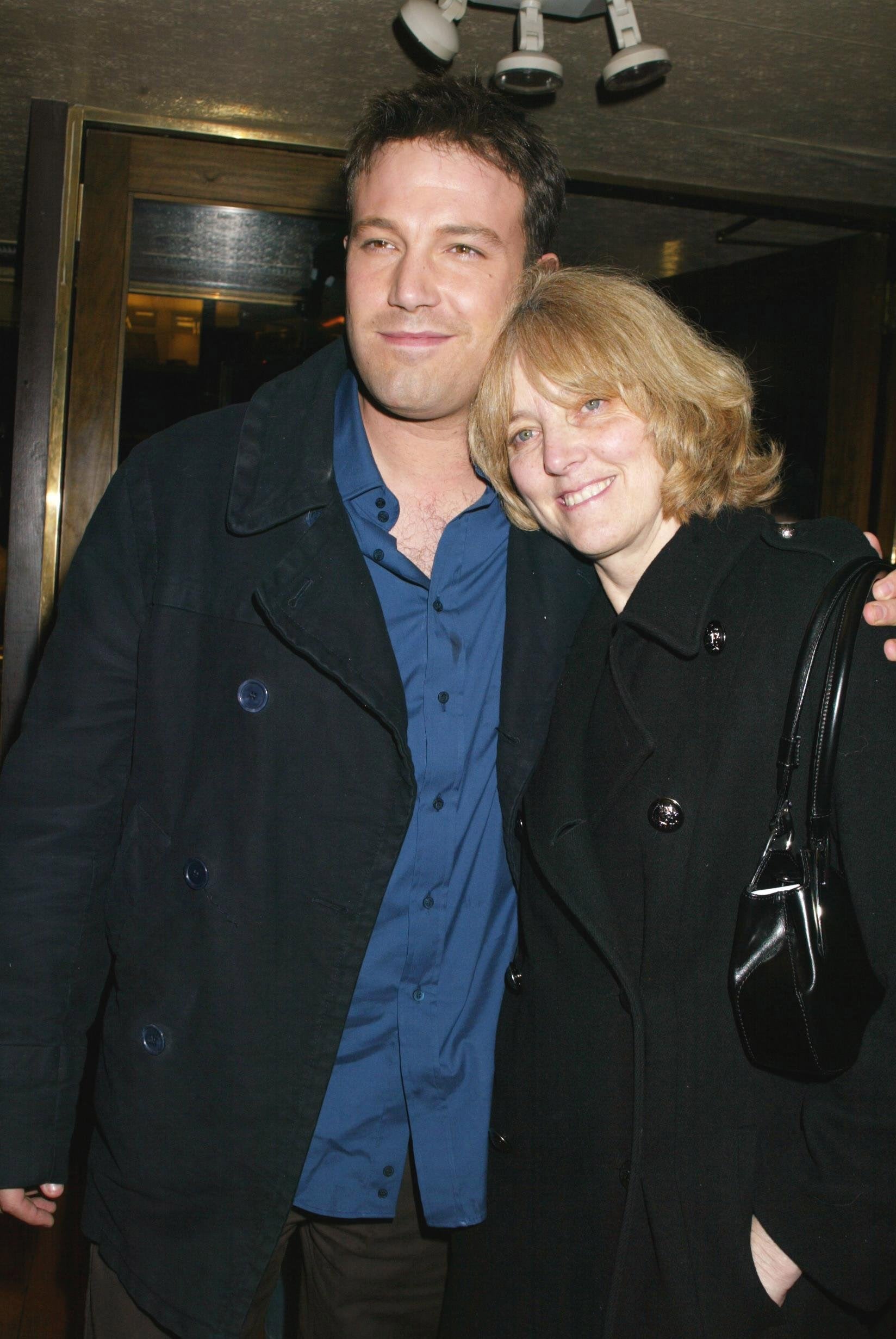 Ben Affleck and mom Chris Affleck in the early 2000s.