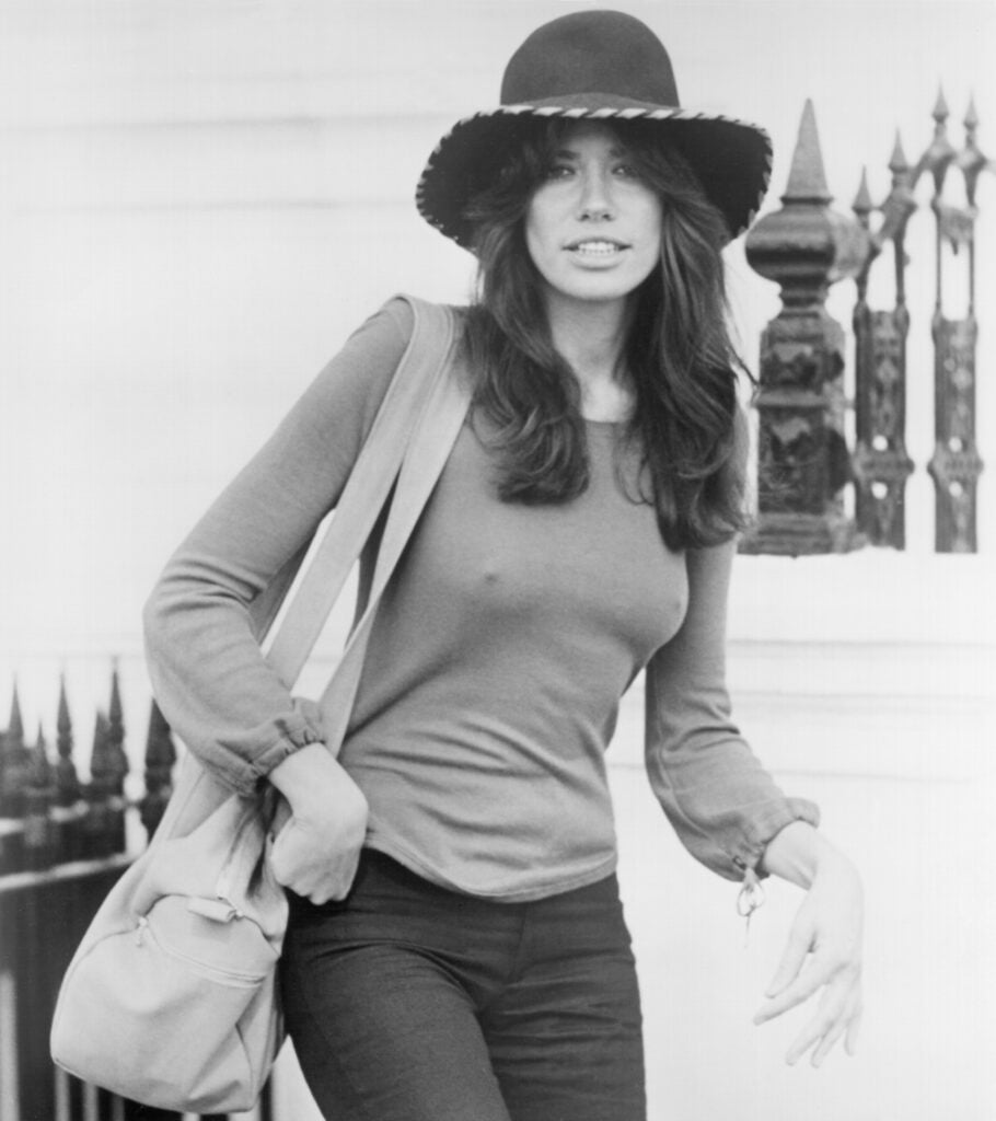 Carly Simon in 1975, in one of her most iconic portraits.
