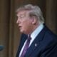 Donald Trump cannot stay on topic at Lindsey Graham's funeral.