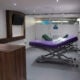 Hospital beds seen within a private box at the new Dragon's Heart Hospital on April 20, 2020 in Cardiff, Wales.