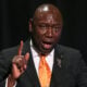 Civil rights attorney Ben Crump speaks after receiving an award from NOBCO at the Future Leaders Luncheon during Day One of the 2023 37th Annual NOBCO Economic Development Conference at The Westin Charlotte on October 19, 2023 in Charlotte, North Carolina.