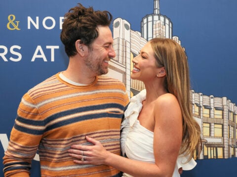 Beau Clark and Stassi Schroeder Clark celebrate the release of her new book
