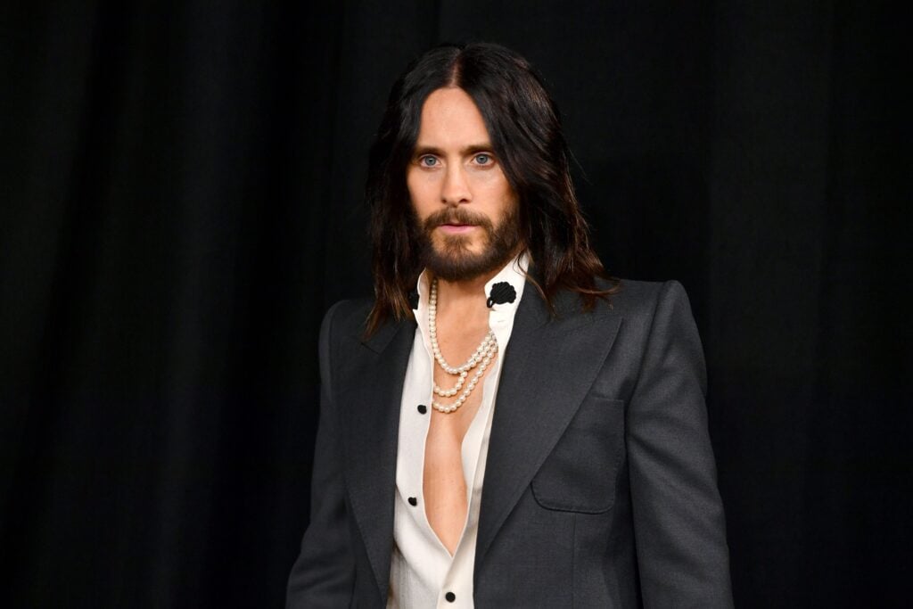 Jared Leto attends CinemaCon 2025- Walt Disney Studios Invites you to its 2025 presentation highlighting its upcoming release schedule at The Colosseum at Caesars Palace during CinemaCon, the official convention of Cinema United, on April 3, 2025, in Las Vegas, Nevada.