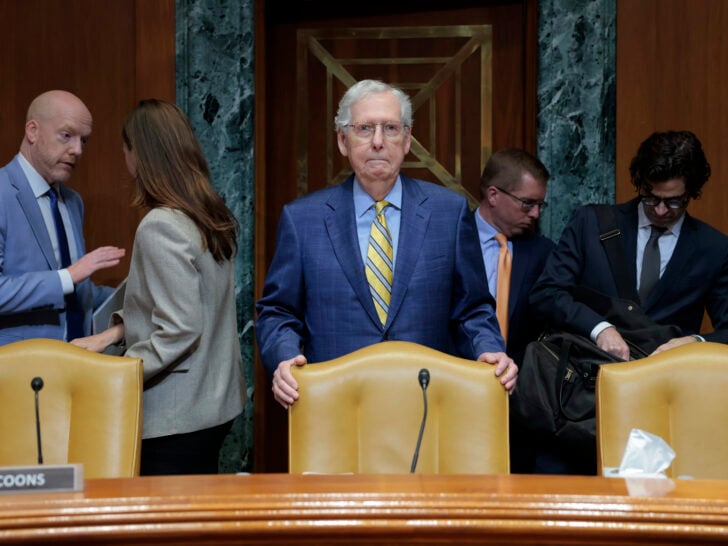 Senator Mitch McConnell Brain Dead, Not Expected to Recover: Report