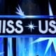 Miss USA 2024 in silhouette form on the stage.