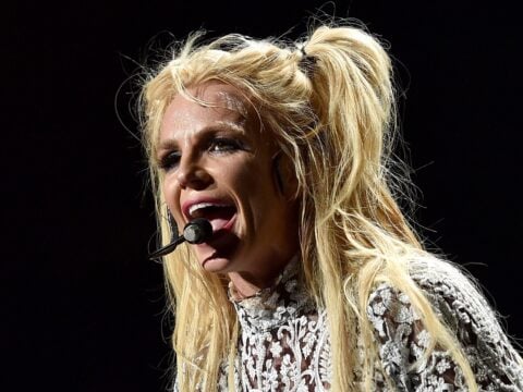 Britney Spears on stage in 2016.