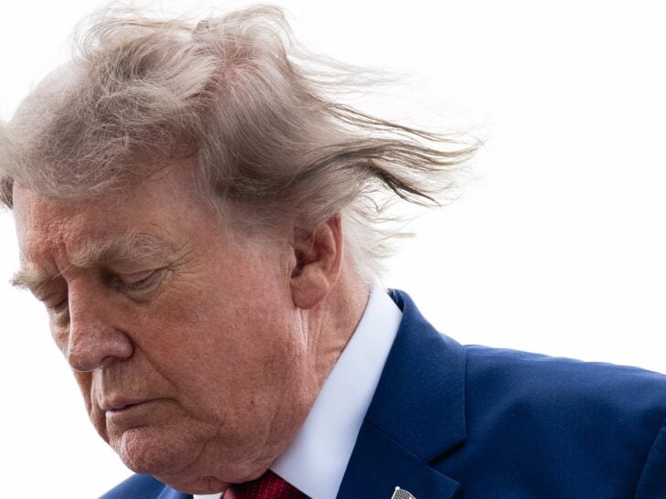 Donald Trump Hid in Catering Truck to Sneak Off Air Force One