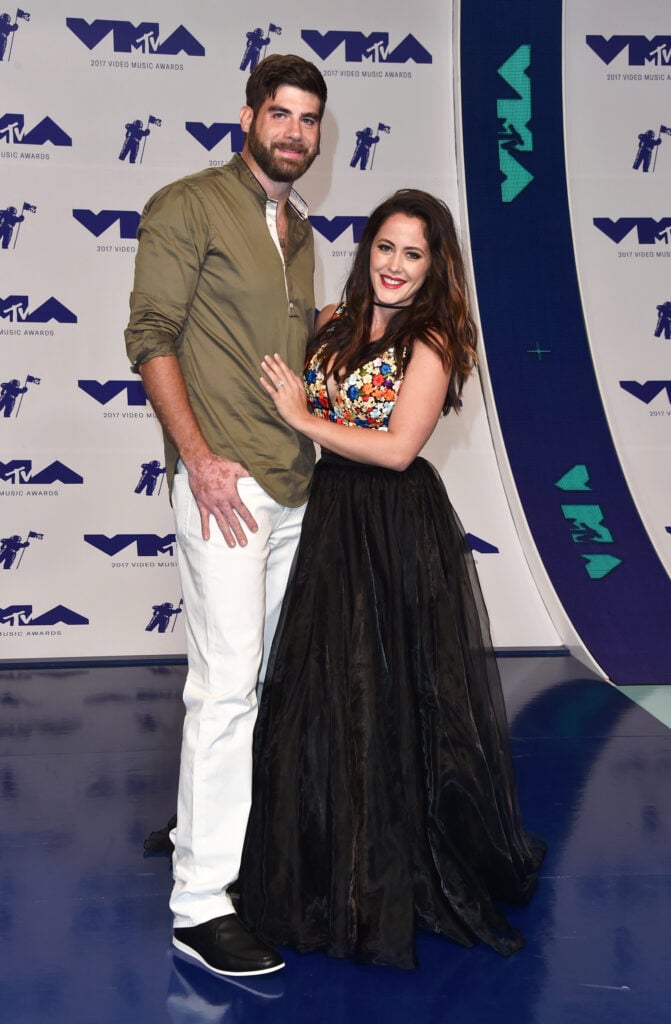 Jenelle Evans and scumbag David Eason in 2017.