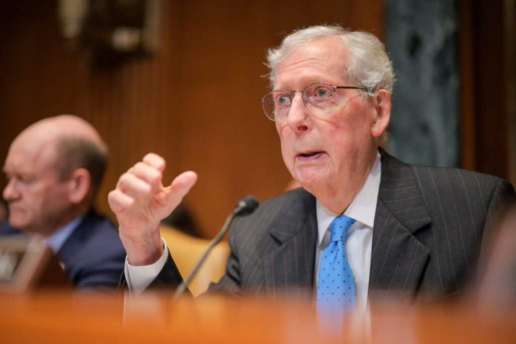 Mitch McConnell in May 2026.