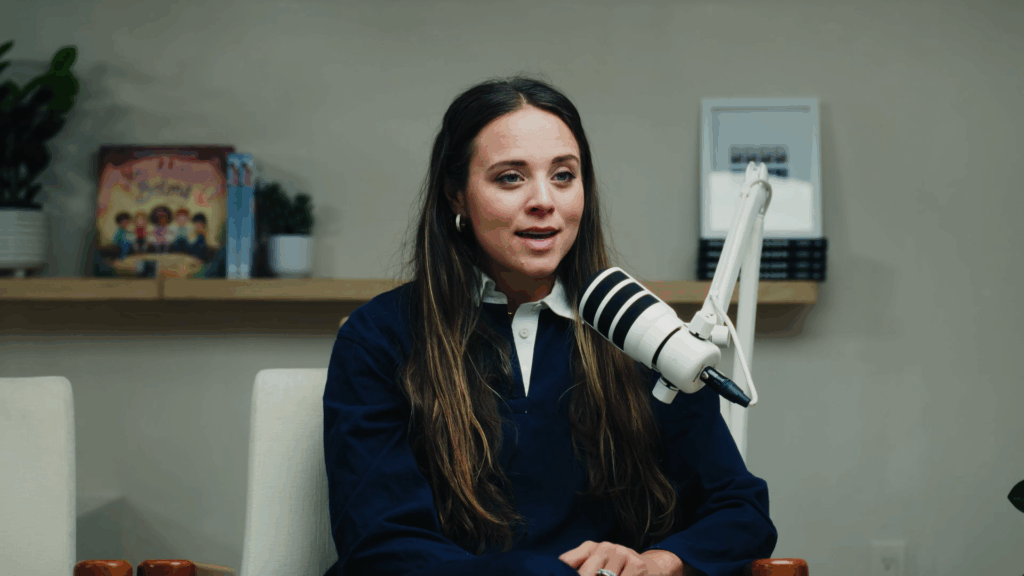 Jinger Duggar on her very own podcast.