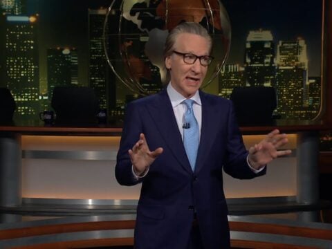 Bill Maher in front of an audience for some reason in August 2026.