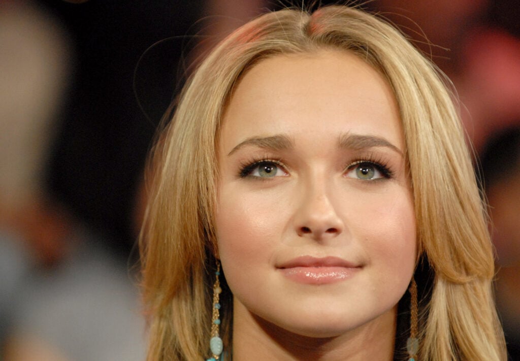 Hayden Panettiere during Hayden Panettiere and Augustana Visit MTV's "TRL" - February 12, 2007 at MTV Studios - Times Square in New York City, New York, United States. 