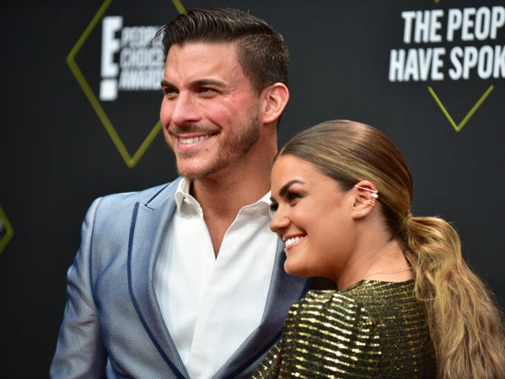 Jax Taylor and Brittany Cartwright attend the 2019 E! People's Choice Awards at Barker Hangar on November 10, 2019 in Santa Monica, California.
