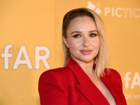 Hayden Panettiere attends amfAR Gala Los Angeles 2022 at Pacific Design Center on November 03, 2022 in West Hollywood, California.