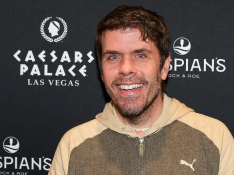 Perez Hilton attends the grand opening of Caspian's Cocktails & Caviar at Caesars Palace on January 10, 2025 in Las Vegas, Nevada.