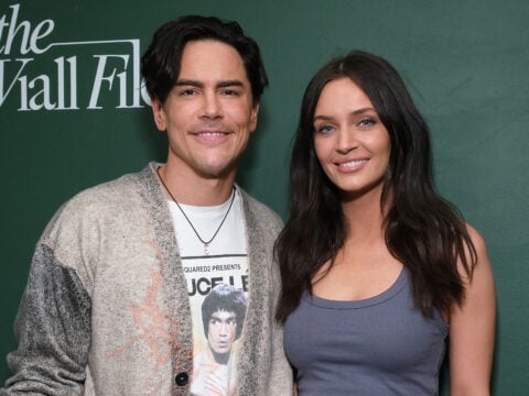 Tom Sandoval and Victoria Lee Robinson attend a taping of