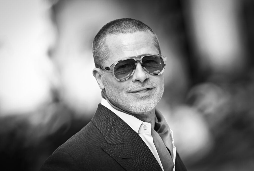 Brad Pitt attends the "F1: The Movie" European Premiere at Cineworld Leicester Square on June 23, 2025 in London, England.